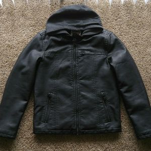 Levi's | Faux-Leather Jacket w/ Hood